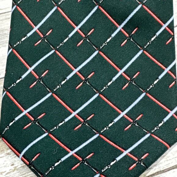 Star Wars Men's Lightsaber Duel Tie Green 3 X 56 - Picture 2 of 4